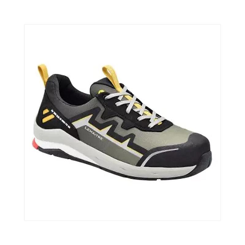 LEMAITRE Chaussures de sécurité basses AIR 200 S3S ESD SR - Vert kaki 42 - Taille unique vert multi-matériau 3237154598429_0