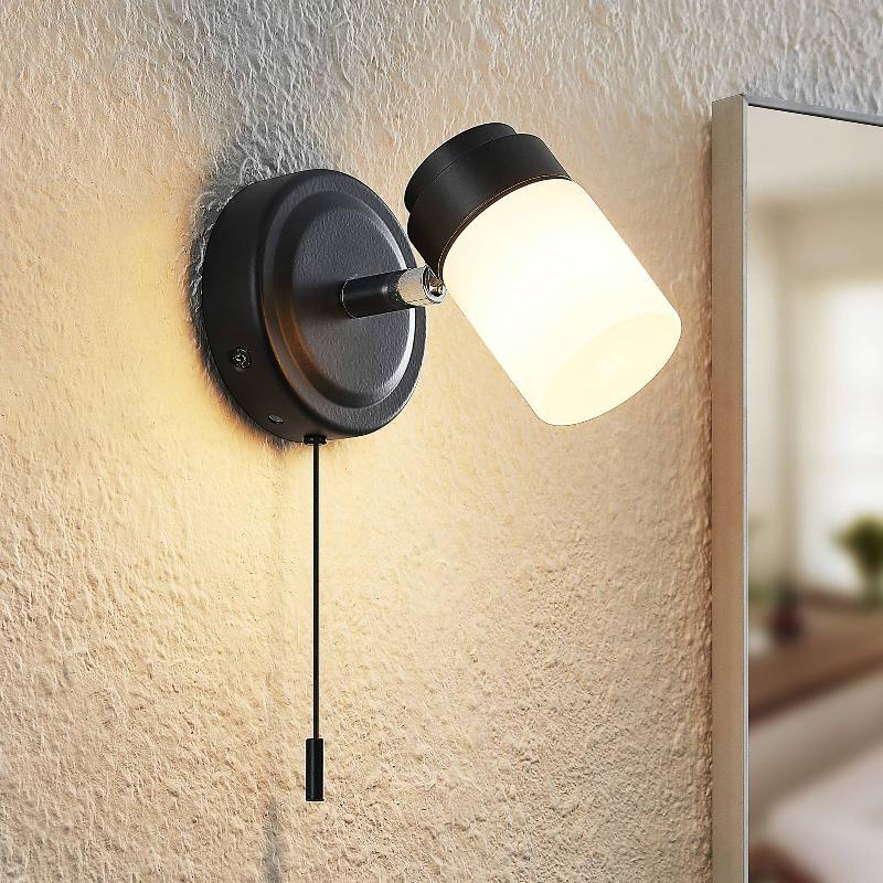 LINDBY ALIMARI APPLIQUE MURALE, NOIR