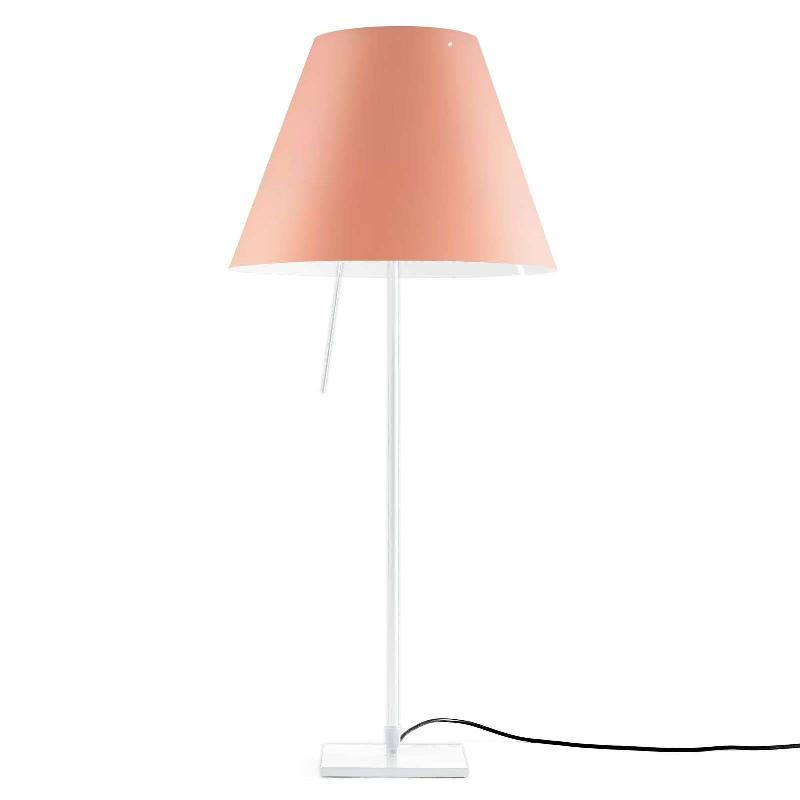 LUCEPLAN COSTANZA LAMPE À POSER D13IF BLANC/ROSE