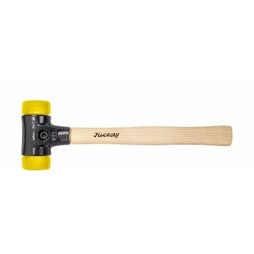 MASSETTE SAFETY - MANCHE BOIS - EMBOUT JAUNE - DIAMÈTRE 30 MM WIHA