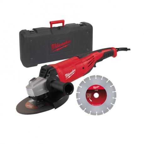 Meuleuse d'angle 230mm 2200 watt AG 22-230 D-SET Milwaukee | 4933440292_0