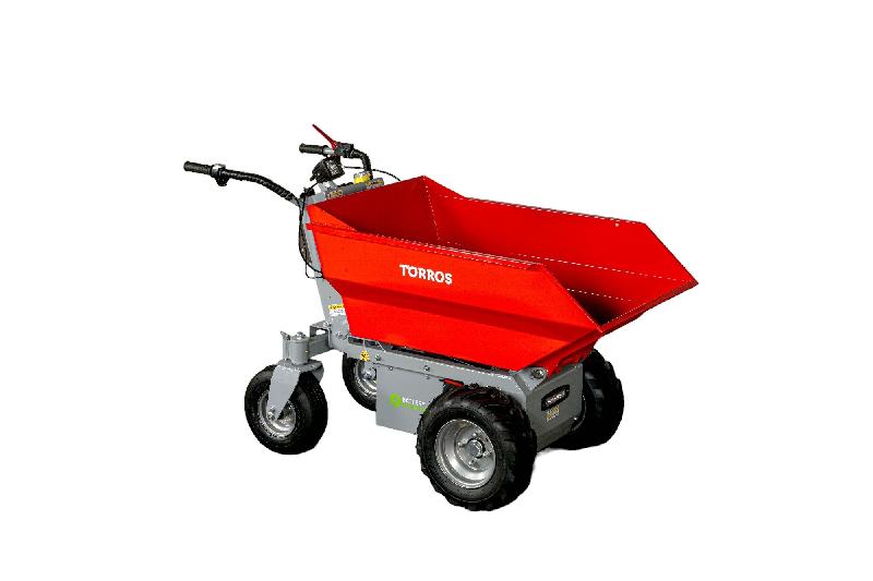 Mini dumper électrique 500kg 216L benne basculante par vérin batterie 48V / 32Ah Torros MED502_0