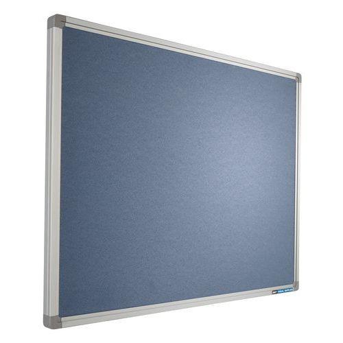 PANNEAU AFFICHAGE TEXTILE 60X90CM BLEU-GRIS - SMIT VISUAL