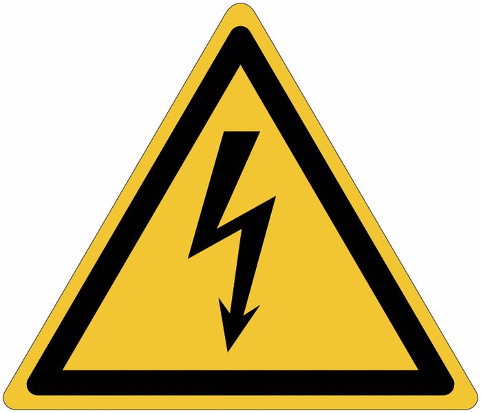 PANNEAU ISO 7010 DANGER ÉLECTRICITÉ