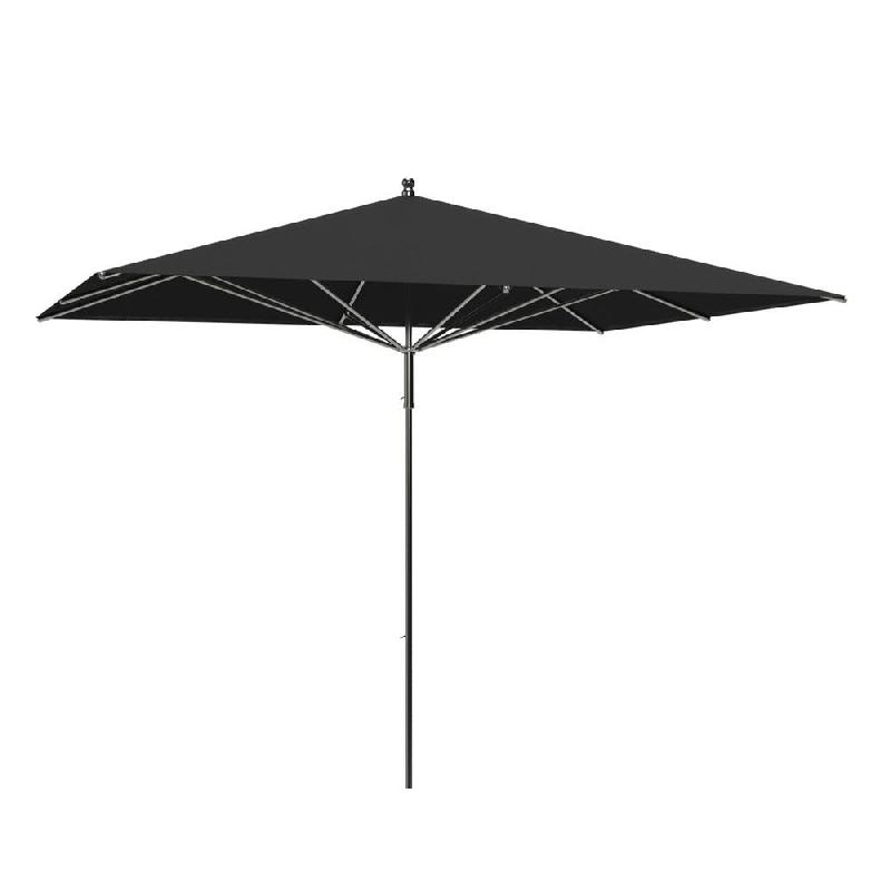 Parasol pour terrasse Pro Moorea rect.250x200cm - armature+toile+housse-noir_0