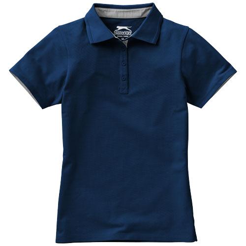 Polo femme Hacker - col côte en tricot plat - maille piquée 100% coton 220 g/m²_0