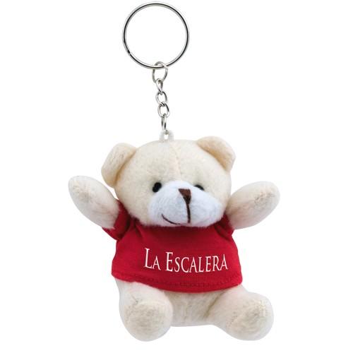 Porte-clés peluche publicitaire Tedchain - polyester - idéal pour stratégie marketing_0