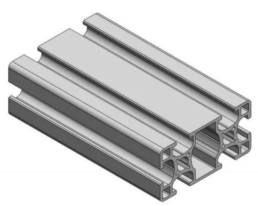 Profilé aluminium 30×60 - barre de 6m, lot de 8 barres, taraudable en M8_0