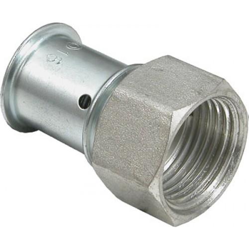 RACCORD À SERTIR - POUR TUBE MULTICOUCHE - TARAUDAGE FEMELLE 20X27 - 20 MULTITUBO