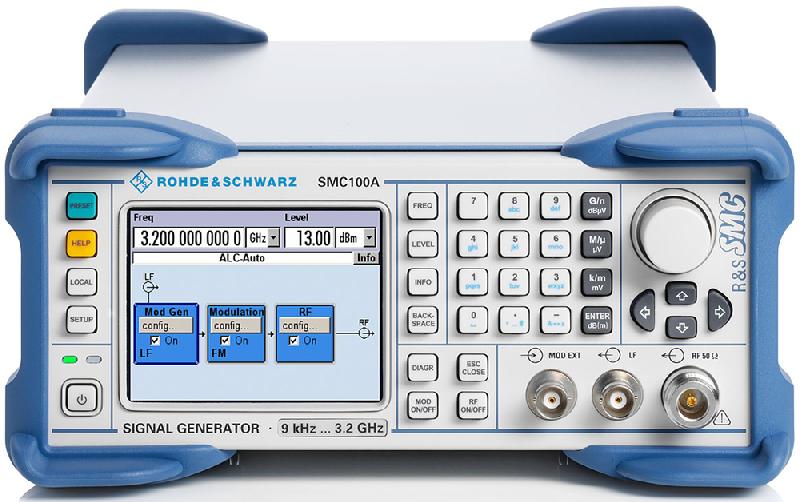 GÉNÉRATEUR ANALOGIQUE RF, 9KHZ À 1.1GHZ, +17DBM - R&SSMC100A-B101