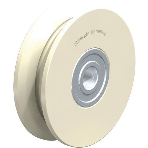 ROUE À DOUBLE BOUDIN EN POLYAMIDE MOULÉ DSPKGSPO 75K - BLICKLE