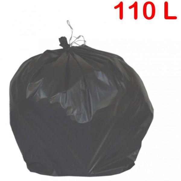 Sac poubelle à déchets standards - Volume 110 litres - Très résistant - Forte épaisseur - Rolléco_0