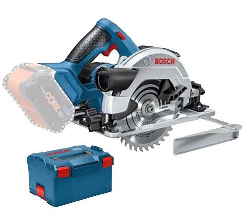 Scie circulaire 18v gks 18v-57 g professional (sans batterie ni chargeur) + coffret l-boxx - BOSCH - 06016a2101 - 714589_0