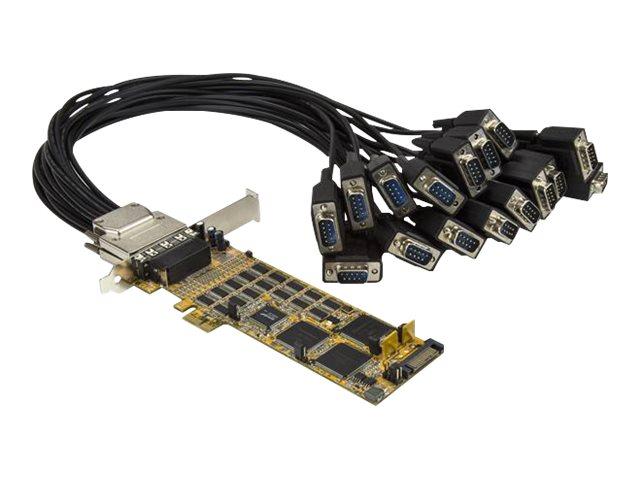 STARTECH.COM CARTE PCI EXPRESS À 16 PORTS SÉRIE DB9 RS232 - ADAPTATEUR SÉRIE PCIE HAUTE VITESSE À FAIBLE ENCOMBREMENT - MODULE D'EXTENSION - PCIE 1.1 - RS-232 X 2