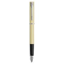 STYLO PLUME ALLURE PASTEL JAUNE PLUME FINE AVEC ÉCRIN