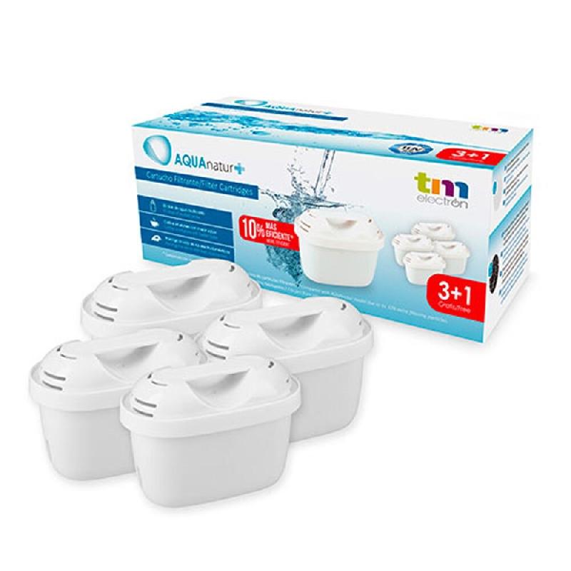 TM Electron - Filtre pour carafe filtrante Plus 3+1 - blanc TM013_0