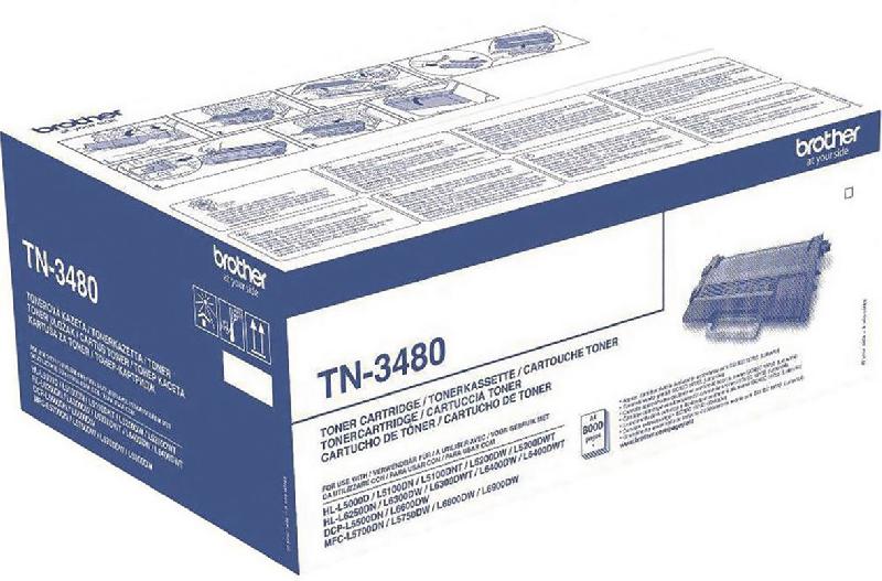 TONER NOIR 8000 PAGES BROTHER TN3480