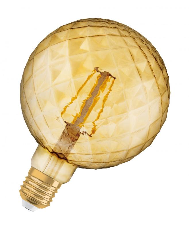 Ampoule LED Osram Edition 1906 E27 - 470 lm, 40W équivalent, blanc chaud, verre ambré spécifique_0