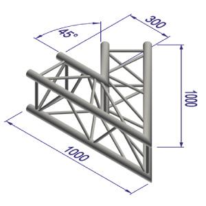 Angle 2 directions 45°_0