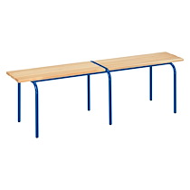 BANC BENCH BOIS 160 CM STRUCTURE BLEUE