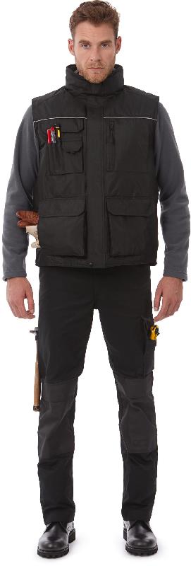 Bodywarmer Expert Pro - Réf: CGJUC40 - B&C - 100% polyester Ripstop - Multiples poches_0