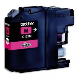 BROTHER CARTOUCHE JET D'ENCRE MAGENTA LC123M