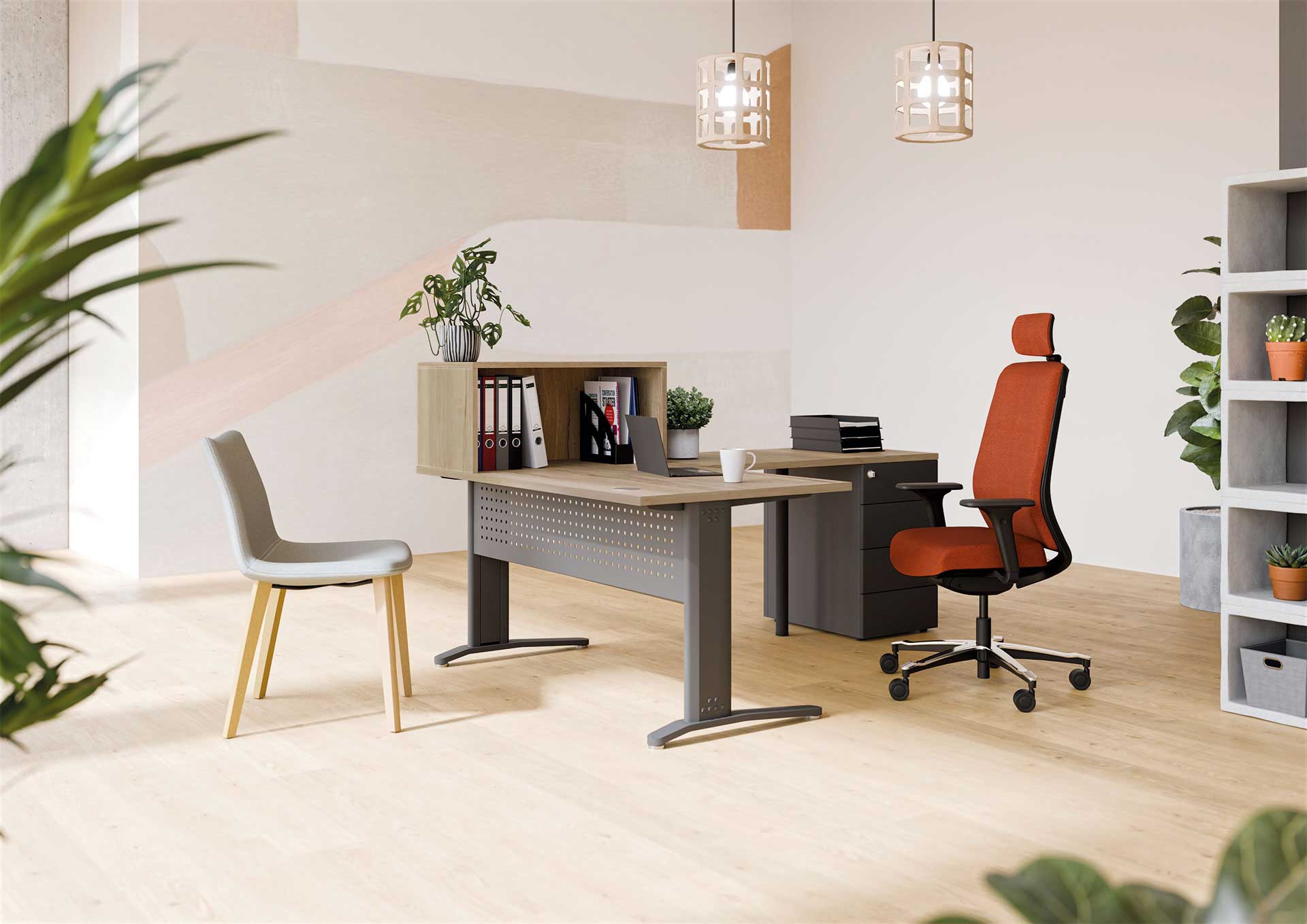 Bureau ergonomique, robuste et discrète - STAR_0
