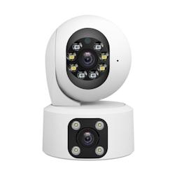 Camera IP 2MP Double Objectif Vision Nocturne Suivi Humanoïde HD 1080P YONIS - 3615616959597_0