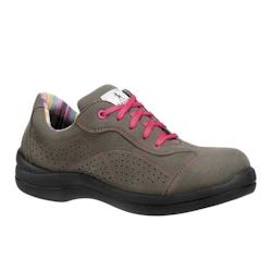 Chaussure de sécurité basse femme  S1P Pink SRC gris T.36 Lemaitre - 36 gris textile 3237154054369_0