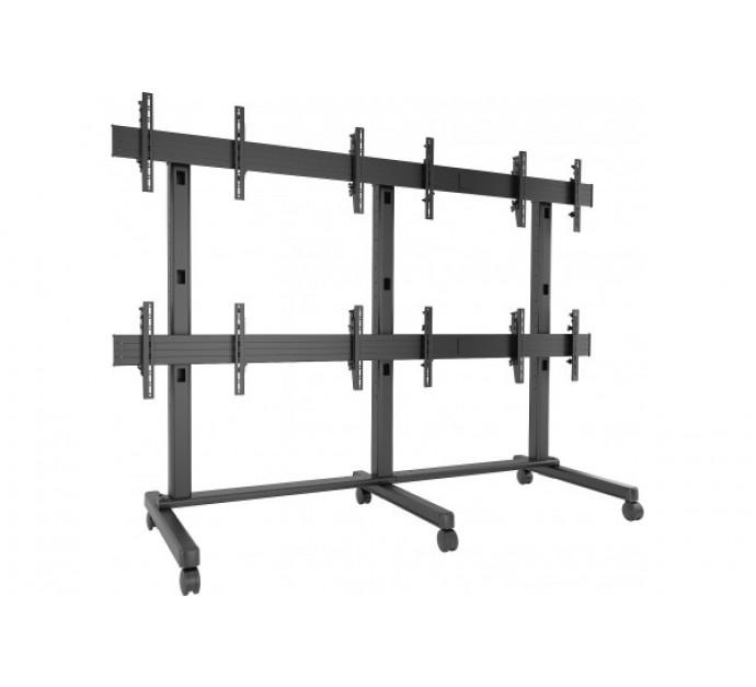 Chief support mur d'images à roulettes - LVM3X2U - 3x2 écrans - 57 kg par écran - Envergure 2,74m - Hauteur 1,89m_0