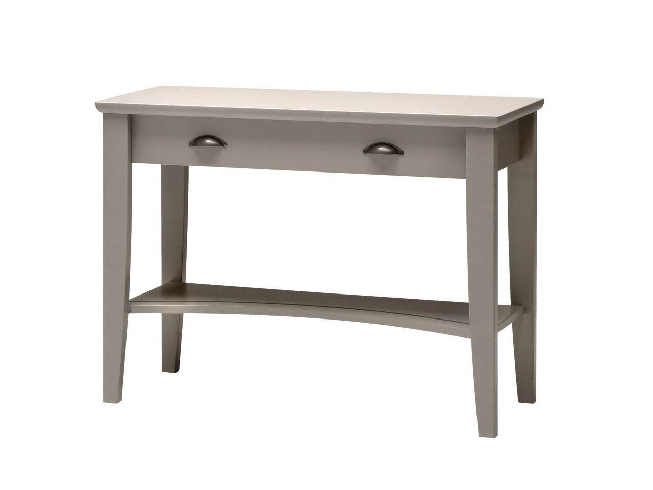 Dolco000a - Bureau droit moderne DOLCE - Meubles Minet - Laque Argile - Largeur 840 mm_0