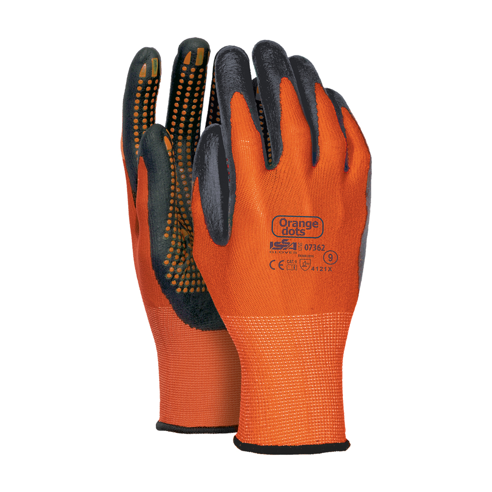 Gants de manutention en polyester/élasthanne 