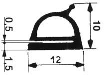 Joint caoutchouc n°30 pour porte de chambre froide - étanchéité et isolation parfaite_0