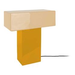 Lampe de table Grato Recto ocre et jaune pâle Leitmotiv - 8714302776236_0