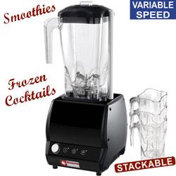 Mixer professionnel en verre carré 2L - Variateur de vitesse - BAR/VB-N_0