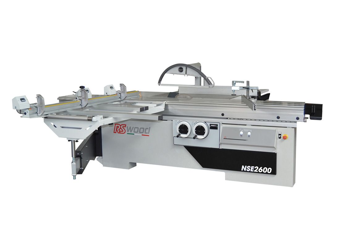 NSE 2600 - Scie à format RS Wood S.R.L. - Poids 730 kg - Chariot 2600x400 mm - Lame ø 400 mm_0