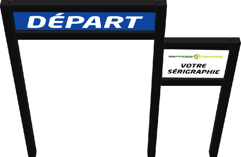 Panneau départ avec conseils - Espace Renard fabricant et installateur - Réf : 2090S.PR_0