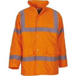 Parka haute visibilité Imperméable  orange T.XXL Yoko - XXL orange polyester 6933883209755_0