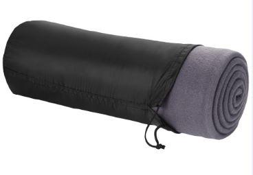 Plaid polaire avec housse Huggy - 150x120 cm - Polaire 200 gr/m² - Marquage sur pochette_0