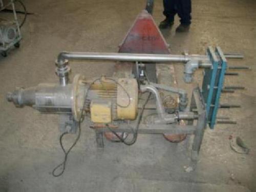Pompe de transfert d'occasion Alfa Laval PO-V6 - avec échangeur - pression max 16 bar - moteur Bauknecht 7,5 kW_0