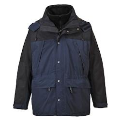Portwest - Parka de travail respirante 3 en 1 ORKNEY Bleu Marine Taille 2XL - XXL bleu textile 5036108162833_0