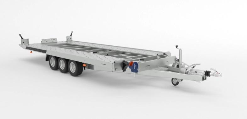 Remorque porte voiture-plateau - 5,00 X 2,06 M - 3500 KG - MARTZ GTKIPPBAR 480/3_0