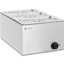 Royal Catering - Royal Catering RCBM_GN1/3_1 Bain-marie professionnel 640 W 3 x GN 1/3 Bain-marie inox - inox 4062859130198_0