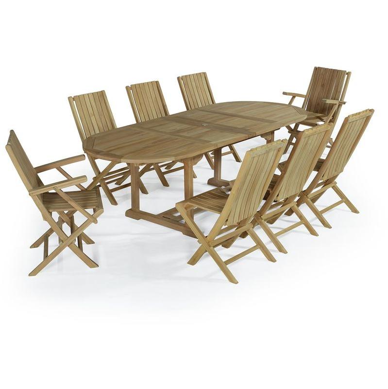 Salon De Jardin En Teck Ecograde Sawu Table Pliante Carree 60 Cm