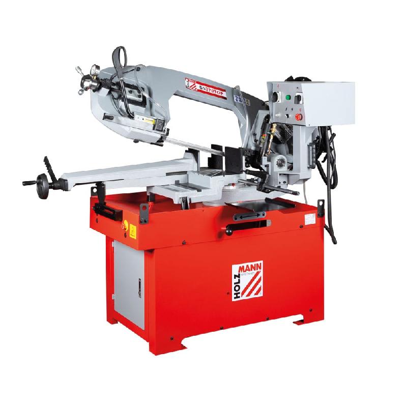 Scie à ruban à métaux Holzmann BS370TOP - Triphasé 400V avec étau à serrage rapide et pompe de lubrification_0