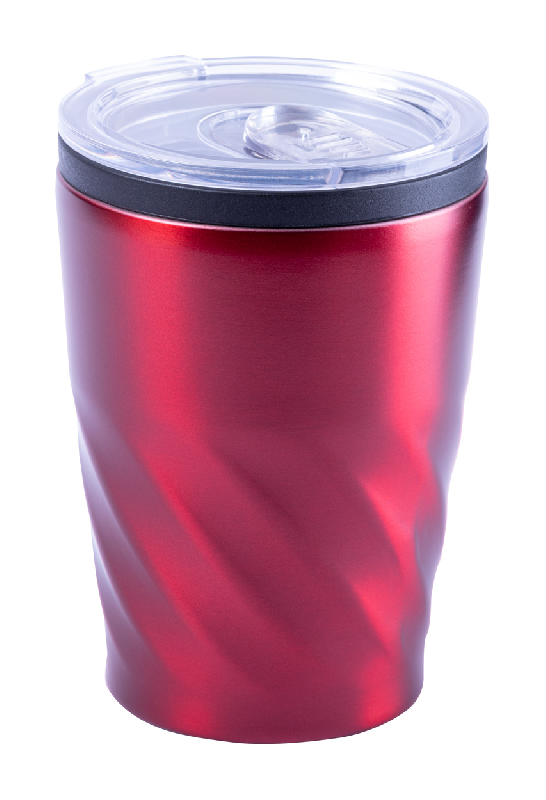 Thermos - Mug en acier inoxydable 350 ml - Rouge - Léger 148g_0