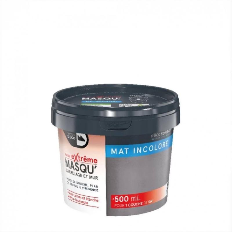 Vernis Masqu'Carrelage et Mur MAISON DECO - Incolore, Mat, 0.5L, Spécial Douche et Plan de Travail_0