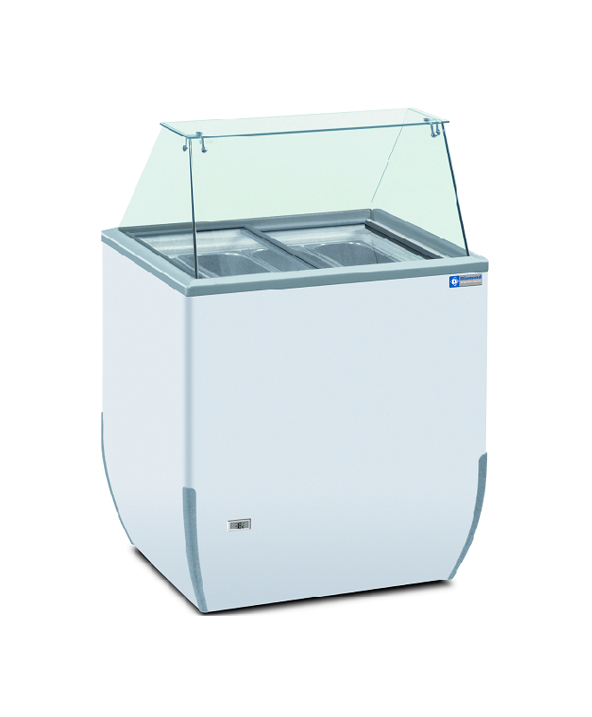 Vitrine à glace réfrigérée 170 L - BRIOICE-R2 - Température -18/-25°C - Puissance 0,15 kW_0
