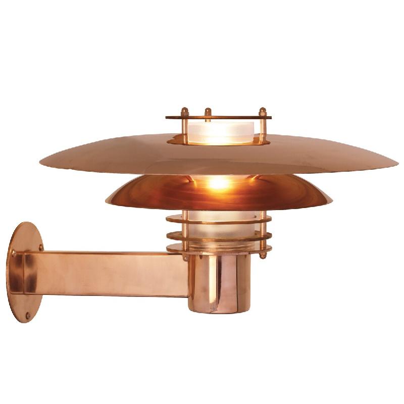 Applique murale luminaire PHOE  Cuivre Cuivre H. 22 IP54 Nordlux-Extérieur - cuivre 5701581033030_0