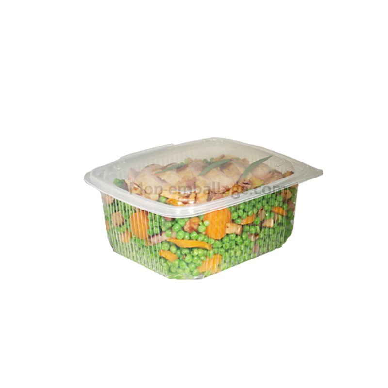 Bacs micro-ondable barquette plastique transparente ondipack 800 gr avec couvercle_0